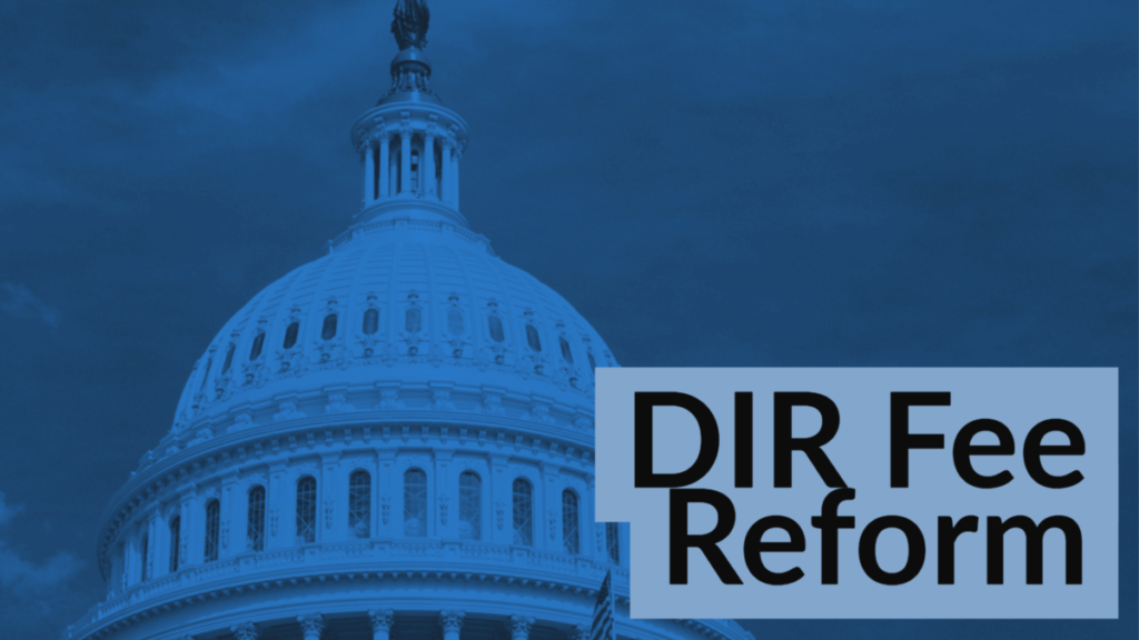 DIR Fee Reform