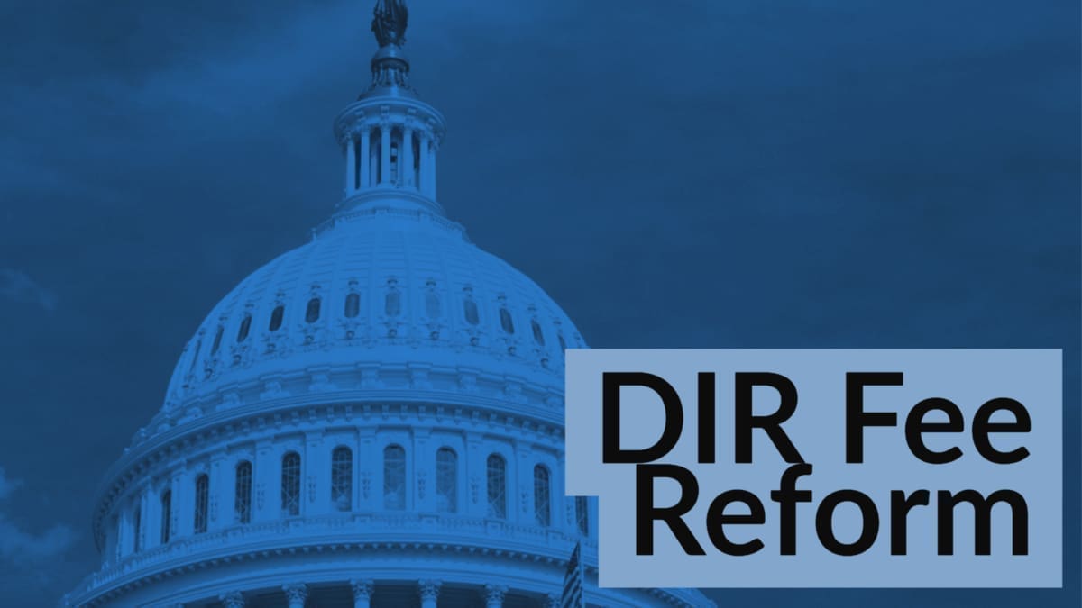 DIR Fee Reform